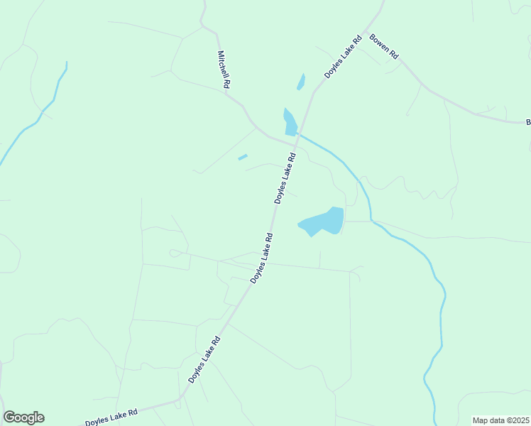 map of restaurants, bars, coffee shops, grocery stores, and more near 2174 Doyles Lake Road in Emporia