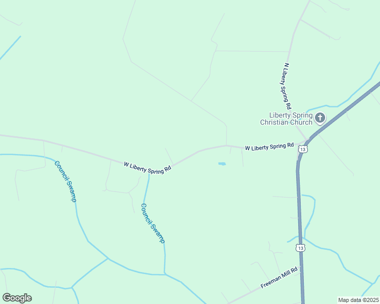 map of restaurants, bars, coffee shops, grocery stores, and more near 306 West Liberty Spring Road in Suffolk