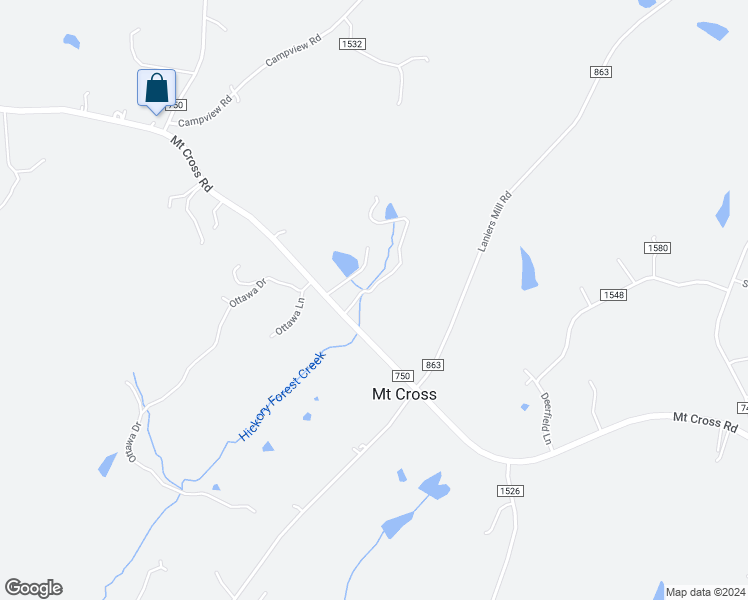 map of restaurants, bars, coffee shops, grocery stores, and more near 5590 Mount Cross Road in Danville