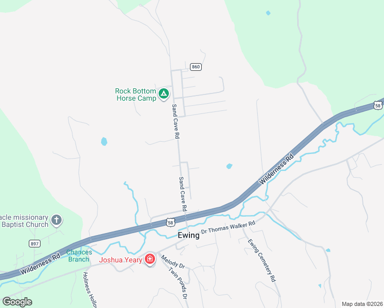 map of restaurants, bars, coffee shops, grocery stores, and more near 254 Red Clover Loop in Ewing