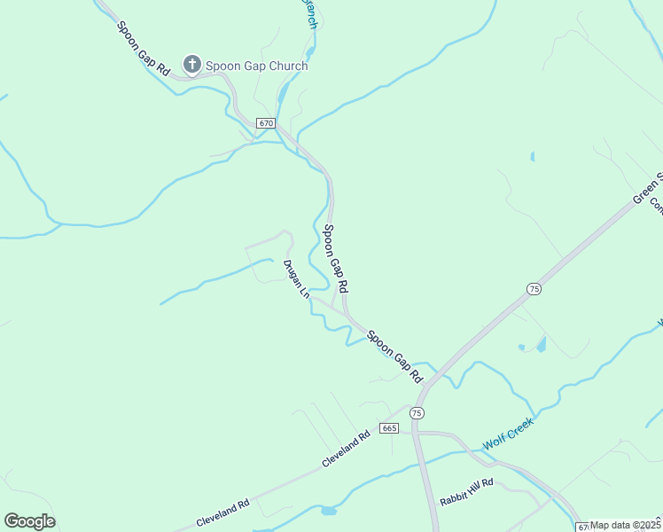 map of restaurants, bars, coffee shops, grocery stores, and more near 21333-21599 Spoon Gap Road in Abingdon