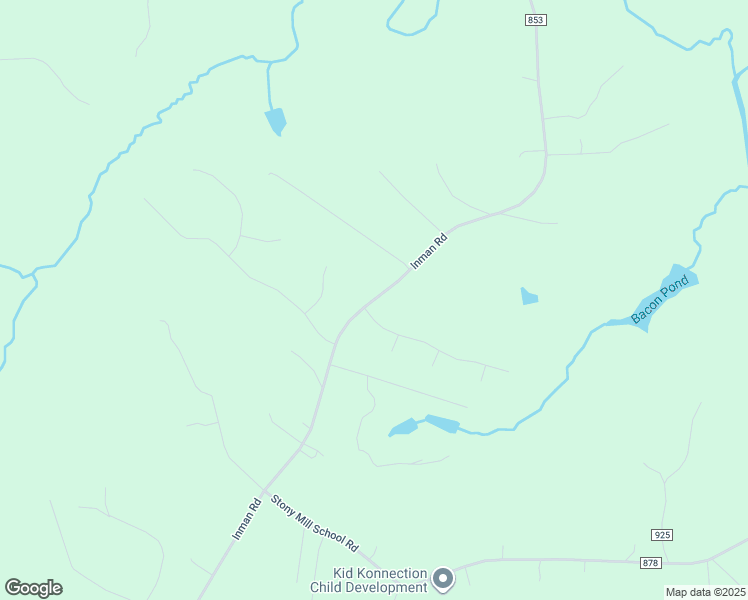 map of restaurants, bars, coffee shops, grocery stores, and more near Inman Road in Danville