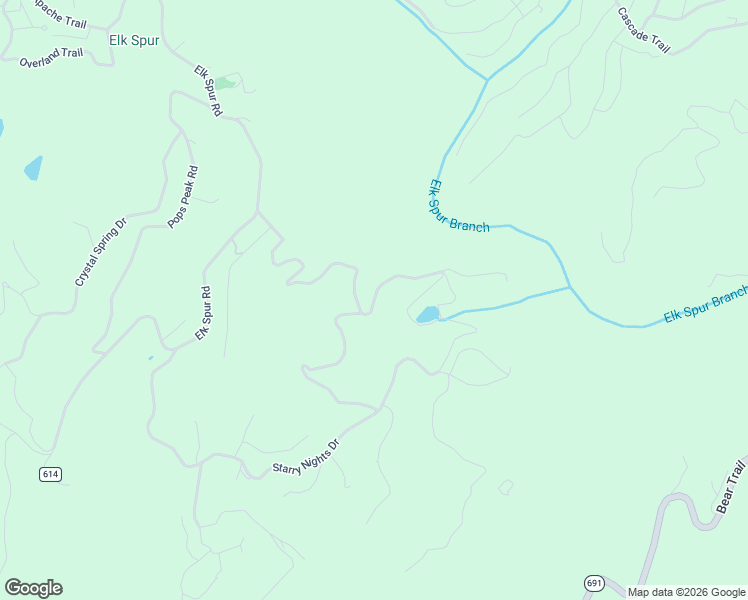 map of restaurants, bars, coffee shops, grocery stores, and more near 200-898 Covered Bridge Trail in Fancy Gap