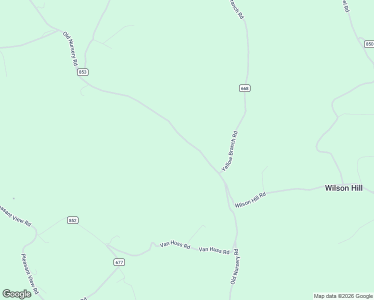 map of restaurants, bars, coffee shops, grocery stores, and more near 4106 Old Nursery Road in Rose Hill