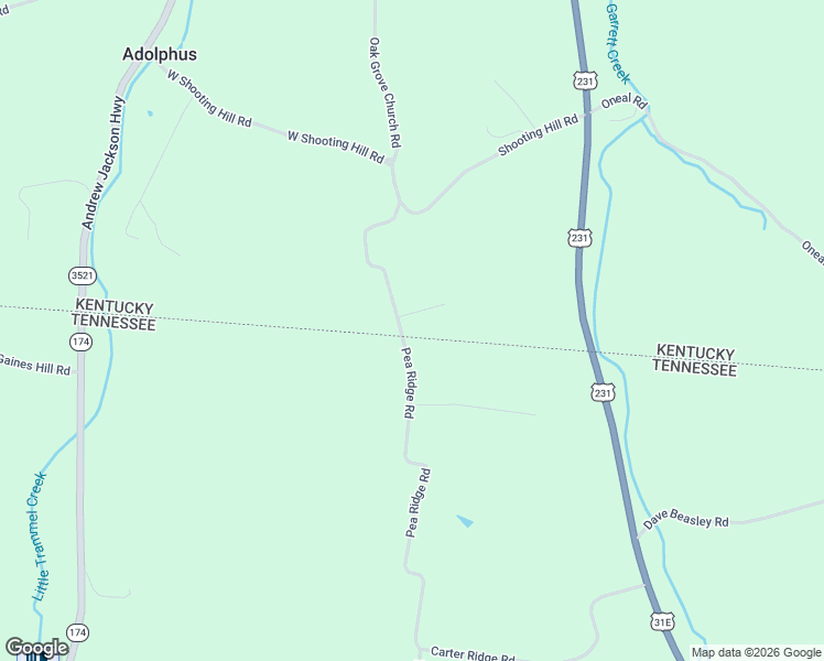 map of restaurants, bars, coffee shops, grocery stores, and more near 1840 Oak Grove Church Road in Adolphus