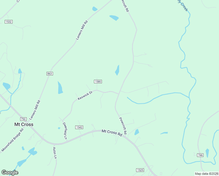 map of restaurants, bars, coffee shops, grocery stores, and more near 4018 Keswick Drive in Danville