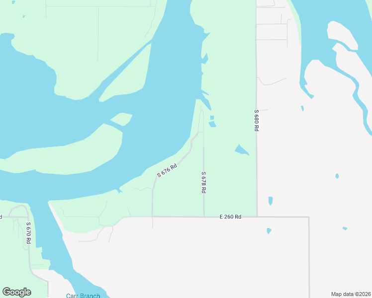 map of restaurants, bars, coffee shops, grocery stores, and more near 25541 South 676 Road in Grove