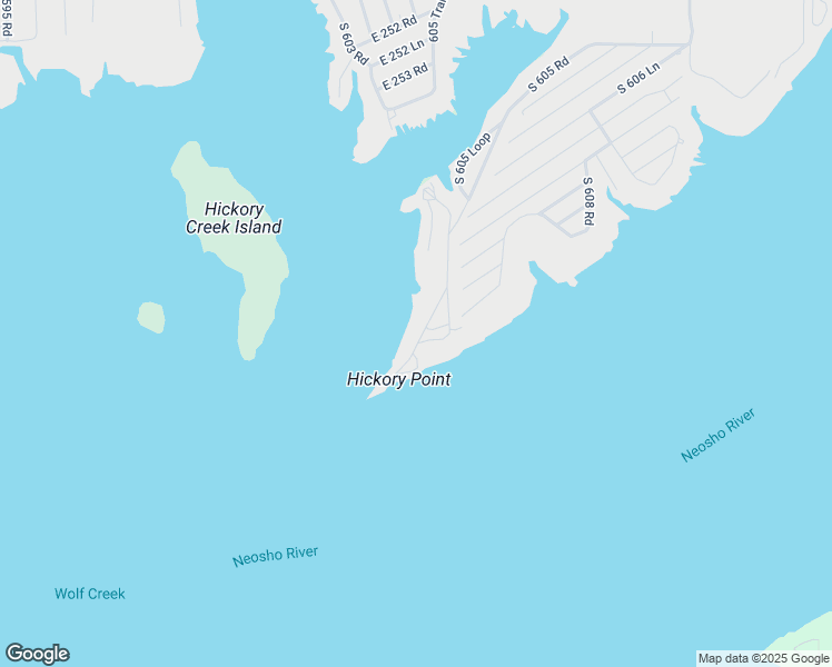 map of restaurants, bars, coffee shops, grocery stores, and more near 25931 South 605 Road in Grove