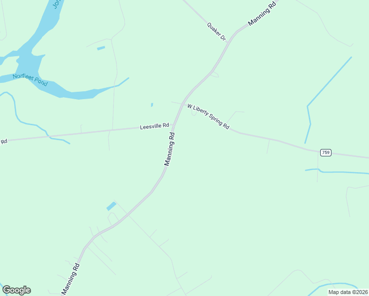 map of restaurants, bars, coffee shops, grocery stores, and more near 3624 Manning Road in Suffolk