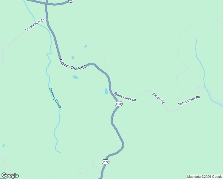 map of restaurants, bars, coffee shops, grocery stores, and more near Osborn Creek Road in Pine Knot