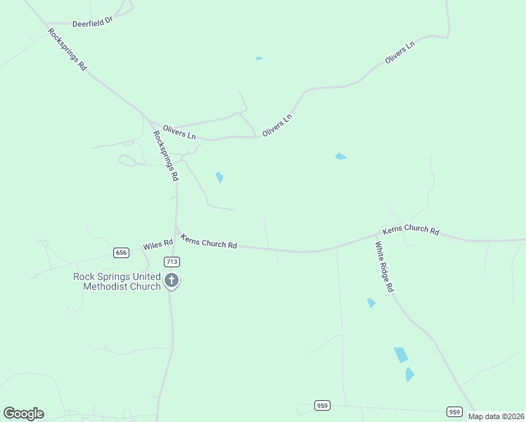 map of restaurants, bars, coffee shops, grocery stores, and more near 413 Kerns Church Road in Sutherlin