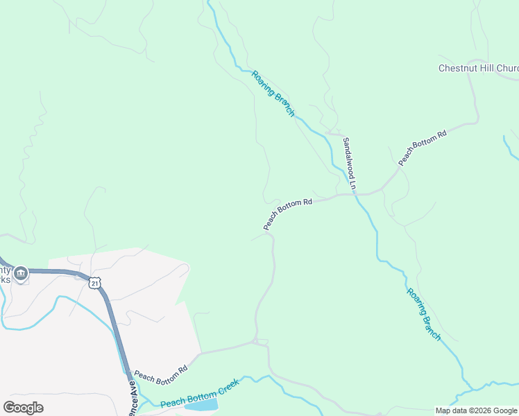 map of restaurants, bars, coffee shops, grocery stores, and more near 1019 Peach Bottom Road in Independence