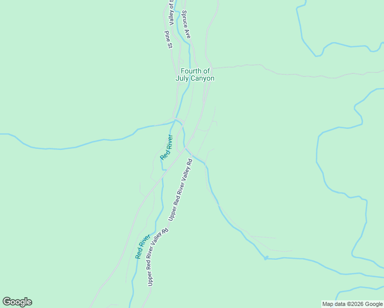 map of restaurants, bars, coffee shops, grocery stores, and more near 4 Upper Red River Valley Road in Red River