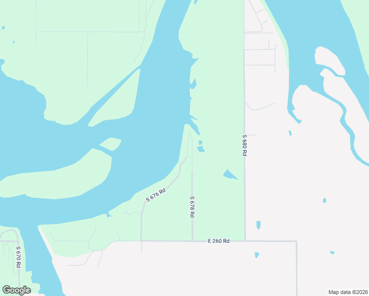 map of restaurants, bars, coffee shops, grocery stores, and more near 25419 South 676 Road in Grove