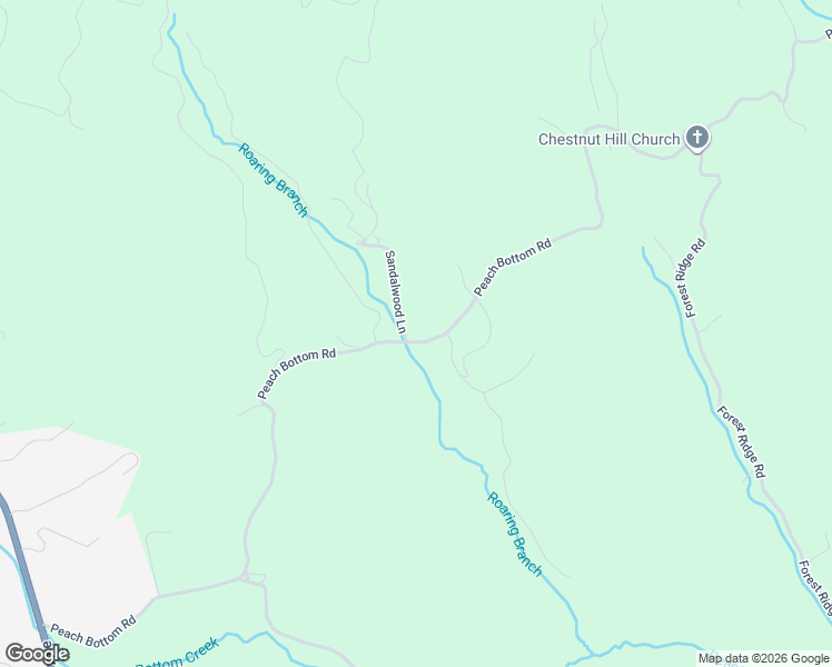 map of restaurants, bars, coffee shops, grocery stores, and more near 1302 Peach Bottom Road in Independence