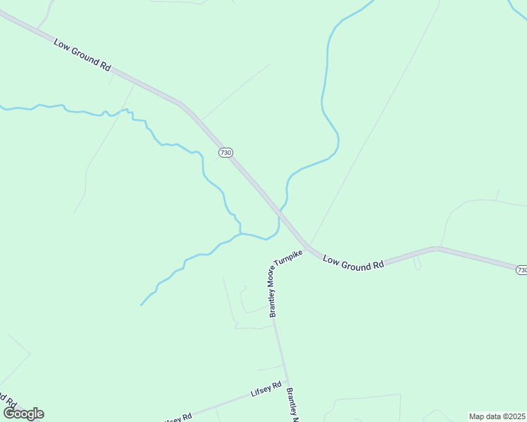 map of restaurants, bars, coffee shops, grocery stores, and more near Low Ground Road in Emporia