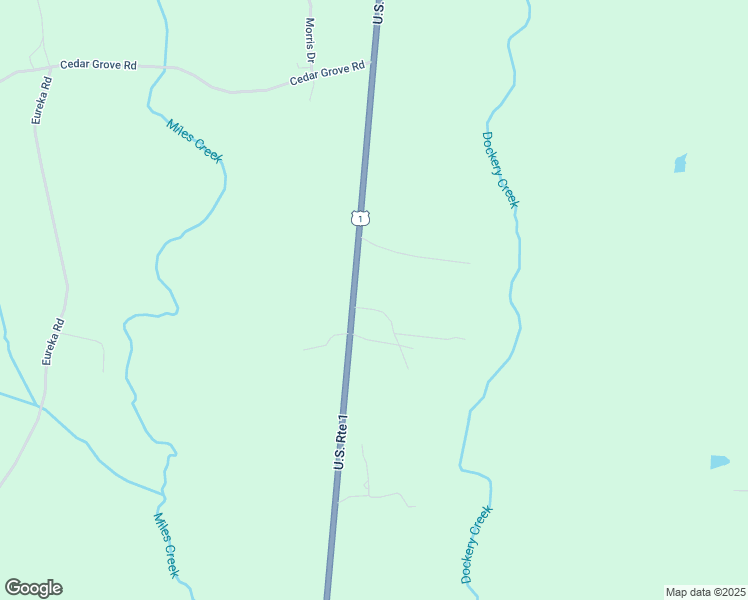 map of restaurants, bars, coffee shops, grocery stores, and more near 7190 U.S. Route 1 in Bracey