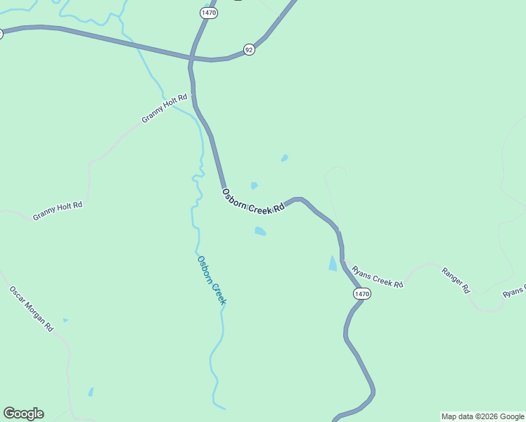 map of restaurants, bars, coffee shops, grocery stores, and more near Osborn Creek Road in Pine Knot