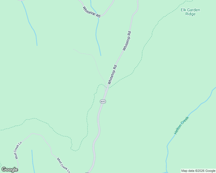 map of restaurants, bars, coffee shops, grocery stores, and more near County Road 600 in Smyth County