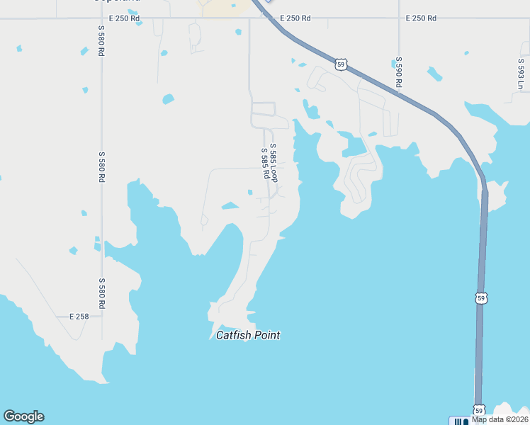 map of restaurants, bars, coffee shops, grocery stores, and more near 58506 East 256 Court in Afton