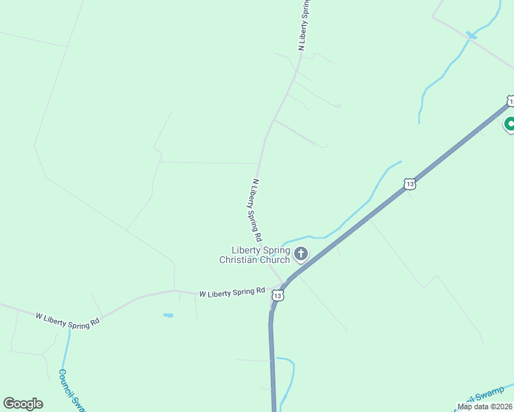 map of restaurants, bars, coffee shops, grocery stores, and more near 188 North Liberty Spring Road in Suffolk