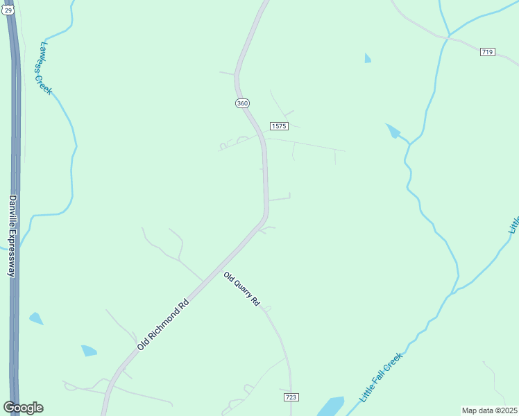 map of restaurants, bars, coffee shops, grocery stores, and more near 5157 Old Richmond Road in Danville