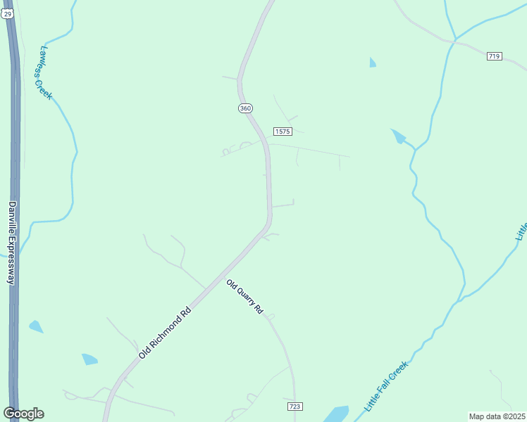 map of restaurants, bars, coffee shops, grocery stores, and more near 5157 Old Richmond Road in Danville