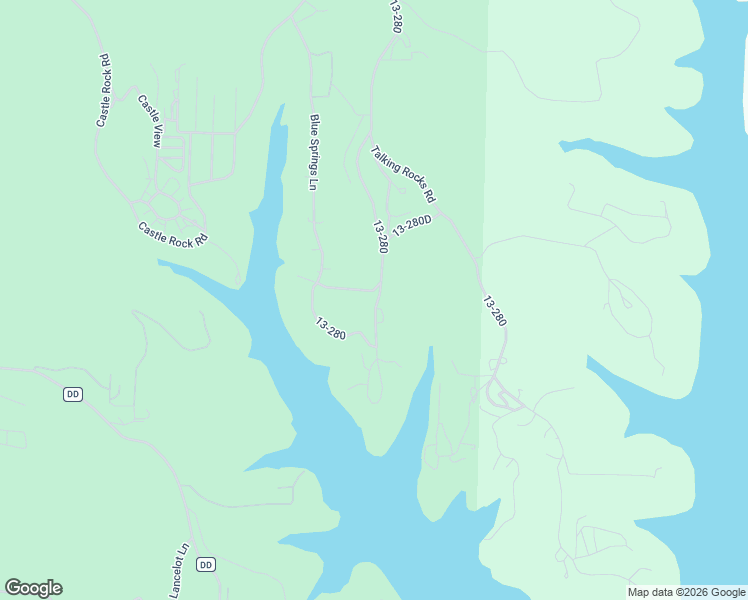 map of restaurants, bars, coffee shops, grocery stores, and more near 420 Heather Row in Reeds Spring