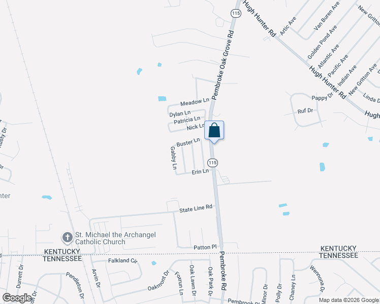 map of restaurants, bars, coffee shops, grocery stores, and more near 717 Trevor Lane in Oak Grove