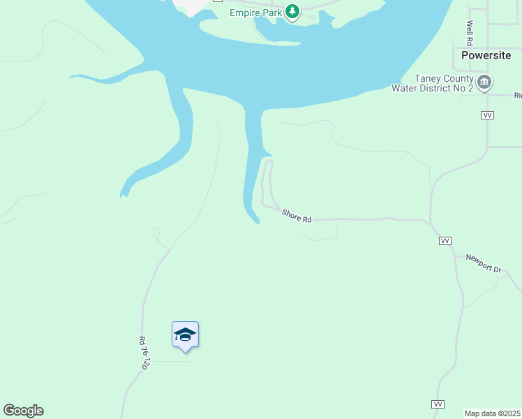 map of restaurants, bars, coffee shops, grocery stores, and more near 691 Shore Road in Powersite
