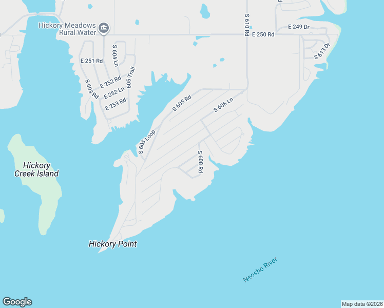 map of restaurants, bars, coffee shops, grocery stores, and more near 25490 South 607 Lane in Grove