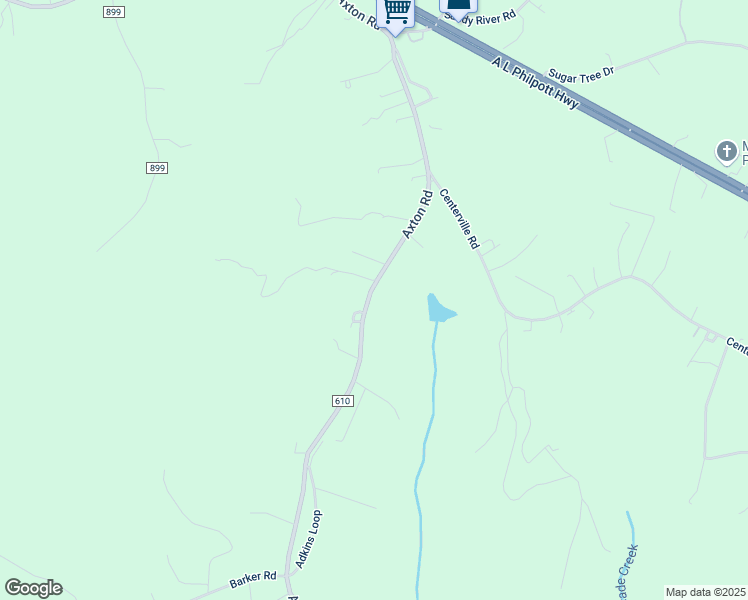 map of restaurants, bars, coffee shops, grocery stores, and more near 835-925 Axton Road in Axton