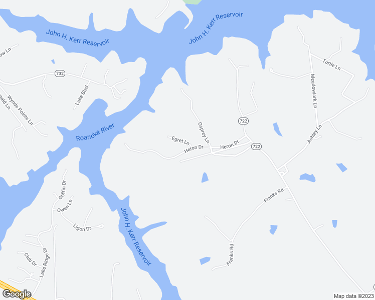 map of restaurants, bars, coffee shops, grocery stores, and more near Heron Drive in Mecklenburg County