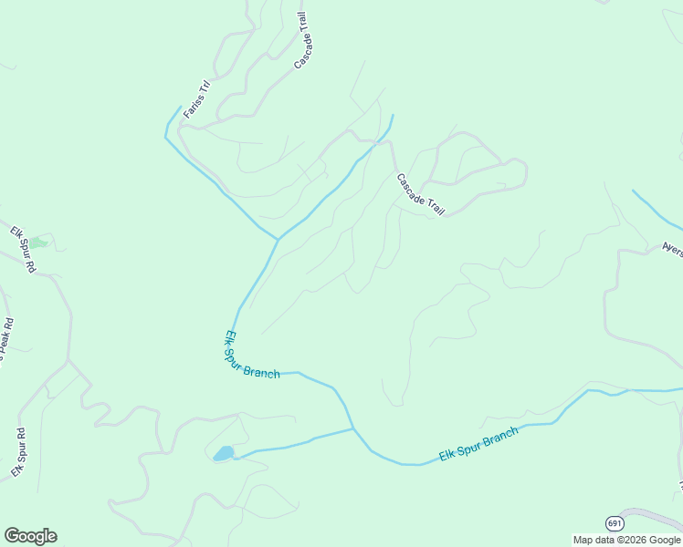 map of restaurants, bars, coffee shops, grocery stores, and more near Flint Ridge Trail in Fancy Gap