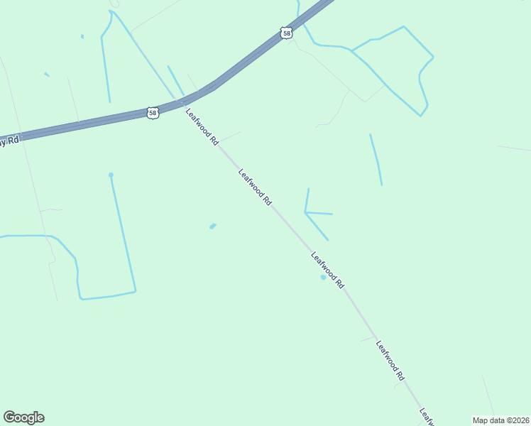 map of restaurants, bars, coffee shops, grocery stores, and more near 6401 Leafwood Road in Suffolk