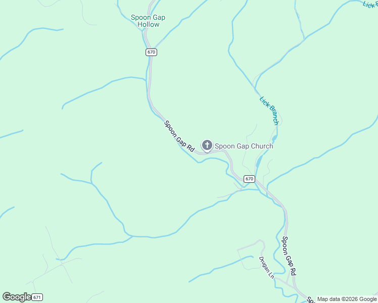 map of restaurants, bars, coffee shops, grocery stores, and more near 21710 Spoon Gap Road in Abingdon