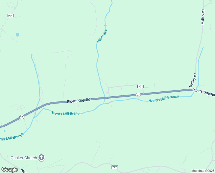 map of restaurants, bars, coffee shops, grocery stores, and more near Whitney Lane in Carroll County