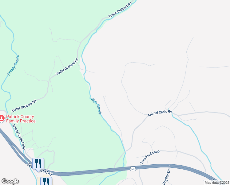 map of restaurants, bars, coffee shops, grocery stores, and more near 3645 Ararat Highway in Ararat