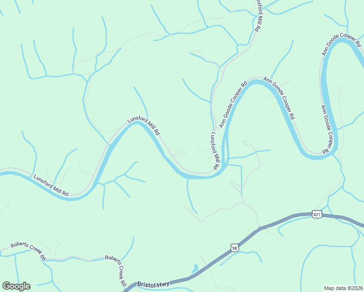 map of restaurants, bars, coffee shops, grocery stores, and more near 3725 Lunsford Mill Road in Hiltons