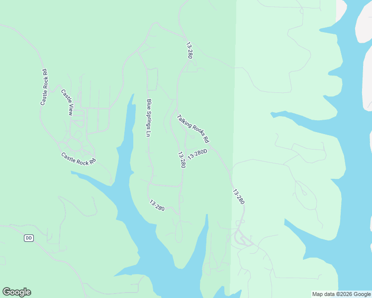 map of restaurants, bars, coffee shops, grocery stores, and more near 219 Kachina Trail in Reeds Spring