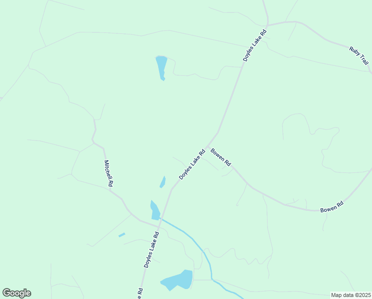 map of restaurants, bars, coffee shops, grocery stores, and more near 2670 Doyles Lake Road in Emporia