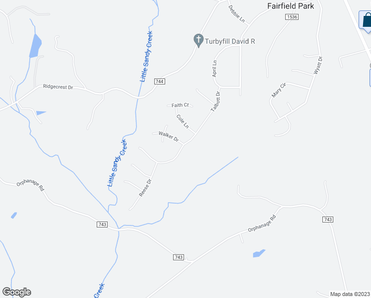map of restaurants, bars, coffee shops, grocery stores, and more near 140 Talbott Drive in Danville