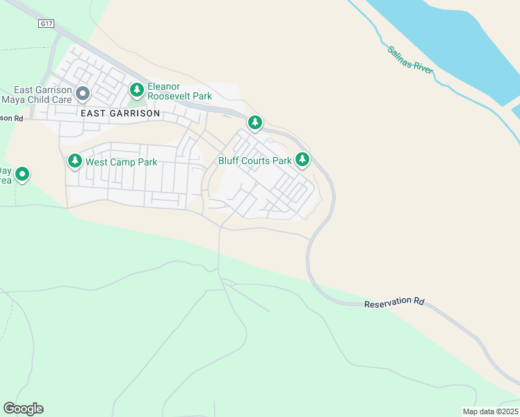 map of restaurants, bars, coffee shops, grocery stores, and more near 18982 Kilpatrick Lane in Salinas