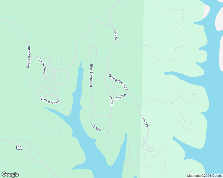 map of restaurants, bars, coffee shops, grocery stores, and more near 121-219 Kachina Trail in Reeds Spring