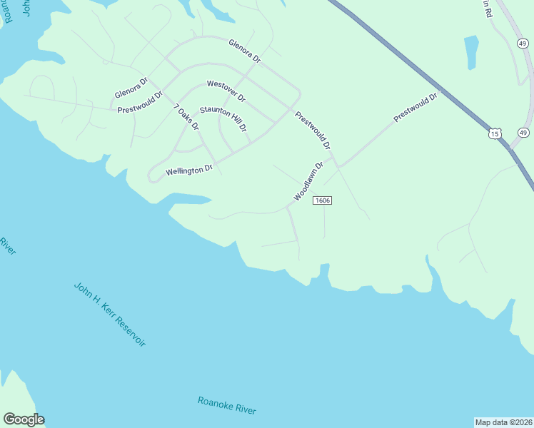 map of restaurants, bars, coffee shops, grocery stores, and more near State Route 1605 in Clarksville