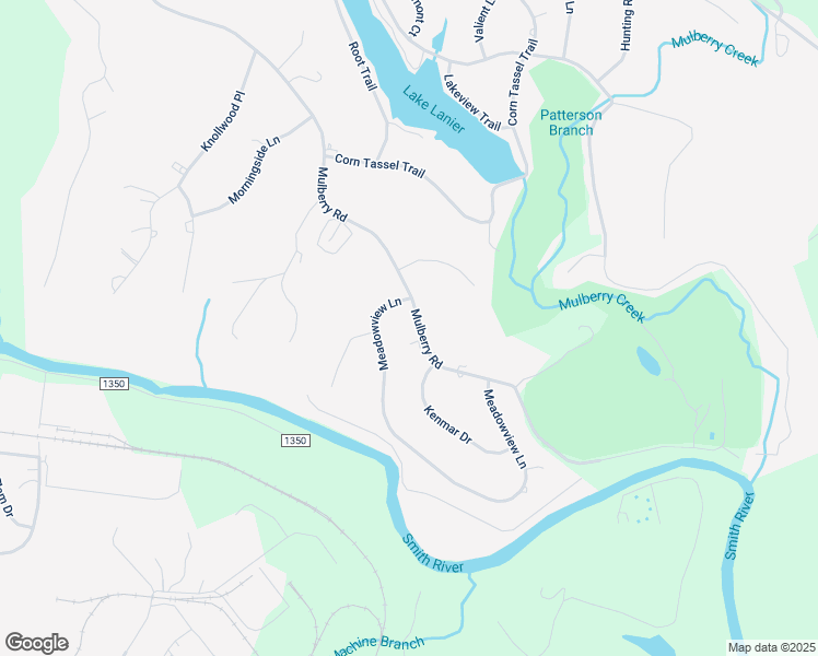map of restaurants, bars, coffee shops, grocery stores, and more near 1604 Mulberry Road in Martinsville