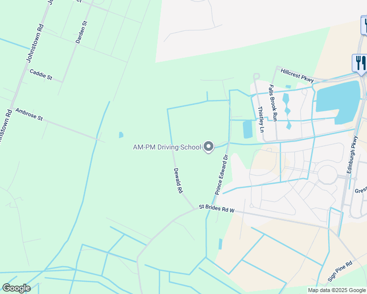 map of restaurants, bars, coffee shops, grocery stores, and more near 2007 Dewald Road in Chesapeake