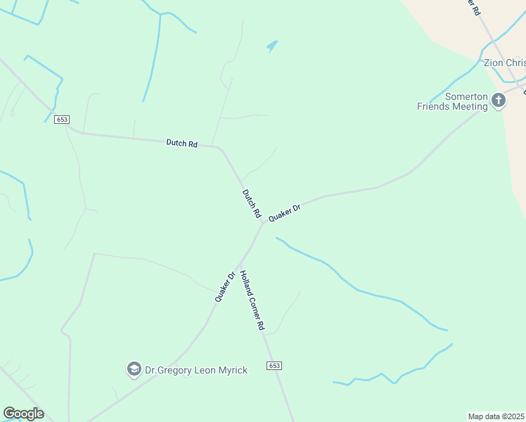 map of restaurants, bars, coffee shops, grocery stores, and more near 1540 Dutch Road in Suffolk