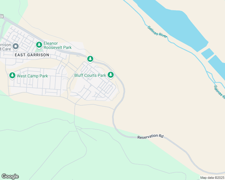 map of restaurants, bars, coffee shops, grocery stores, and more near 21606 Ord Avenue in Salinas