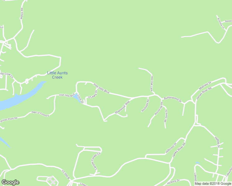 map of restaurants, bars, coffee shops, grocery stores, and more near 32 Irish Hills Boulevard in Kimberling City